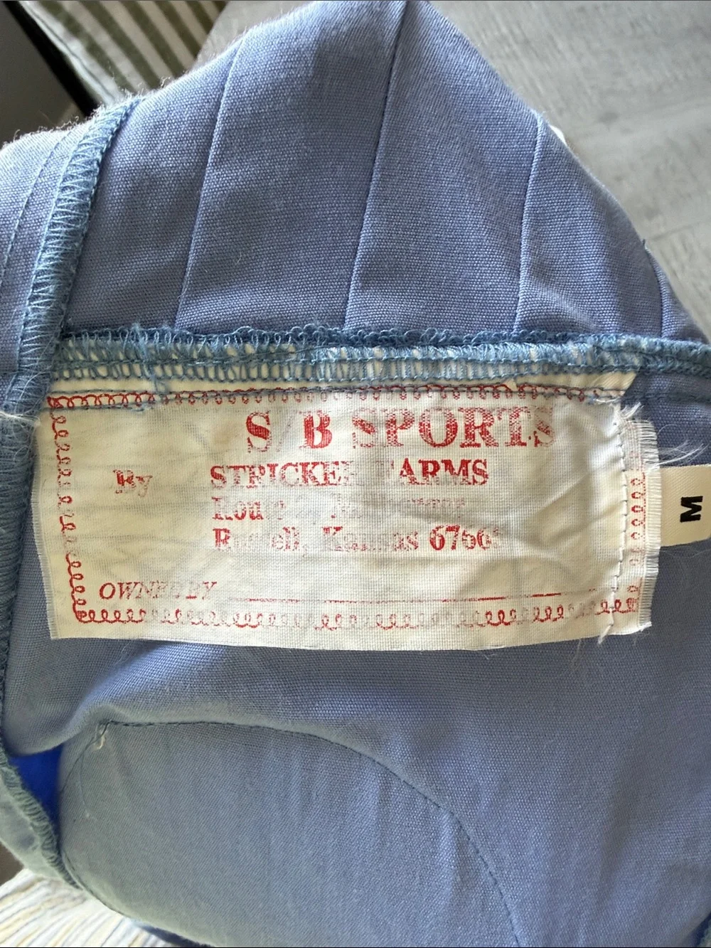 Vintage KCSC Patch Blue Flight Jacket with Name Patch